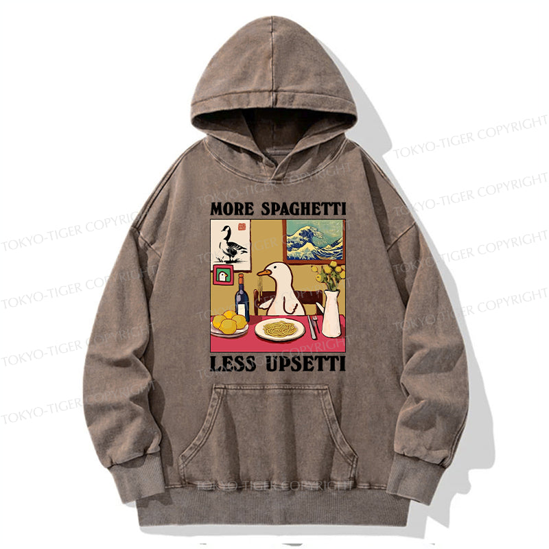 Tokyo-Tiger More Spaghetti Less Upsetti Goose Washed Hoodie