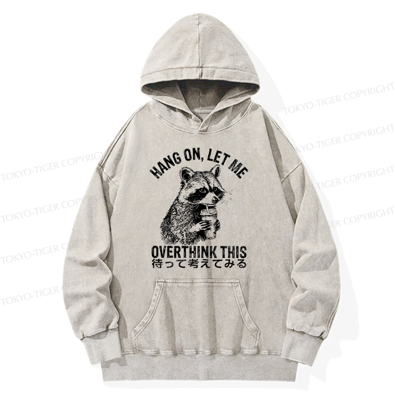 Tokyo-Tiger Overthink Raccoon Washed Hoodie