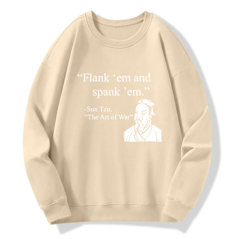 Tokyo-Tiger The Art Of War Funny Classic Sweatshirt