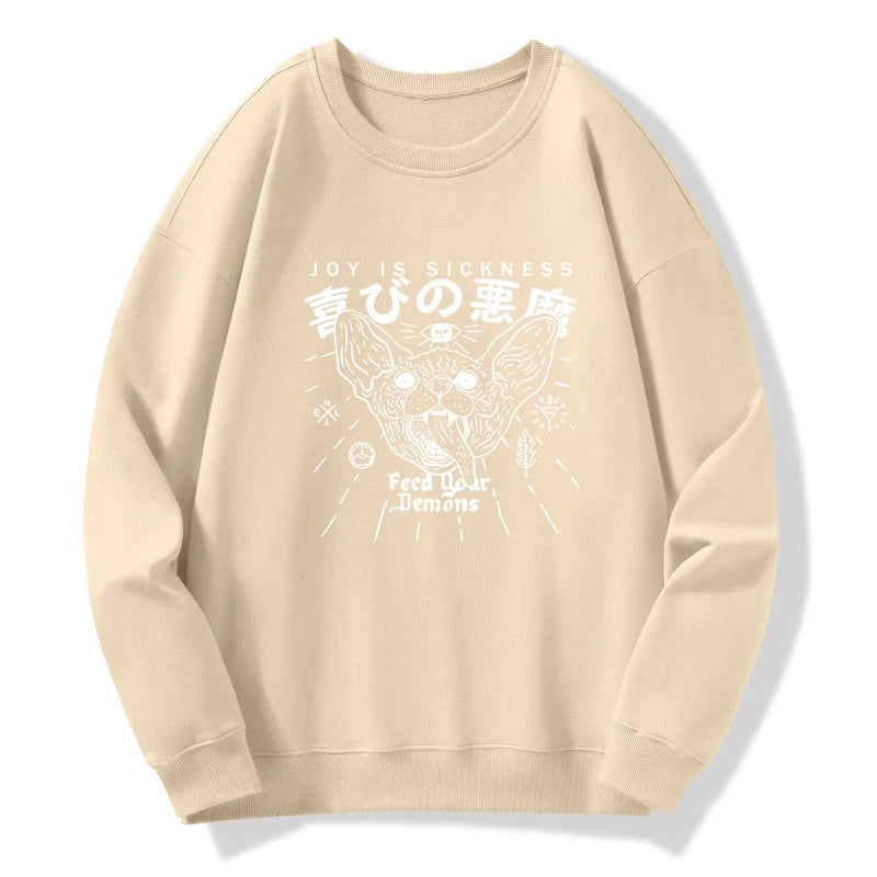Tokyo-Tiger Joy Is Sickness Sweatshirt