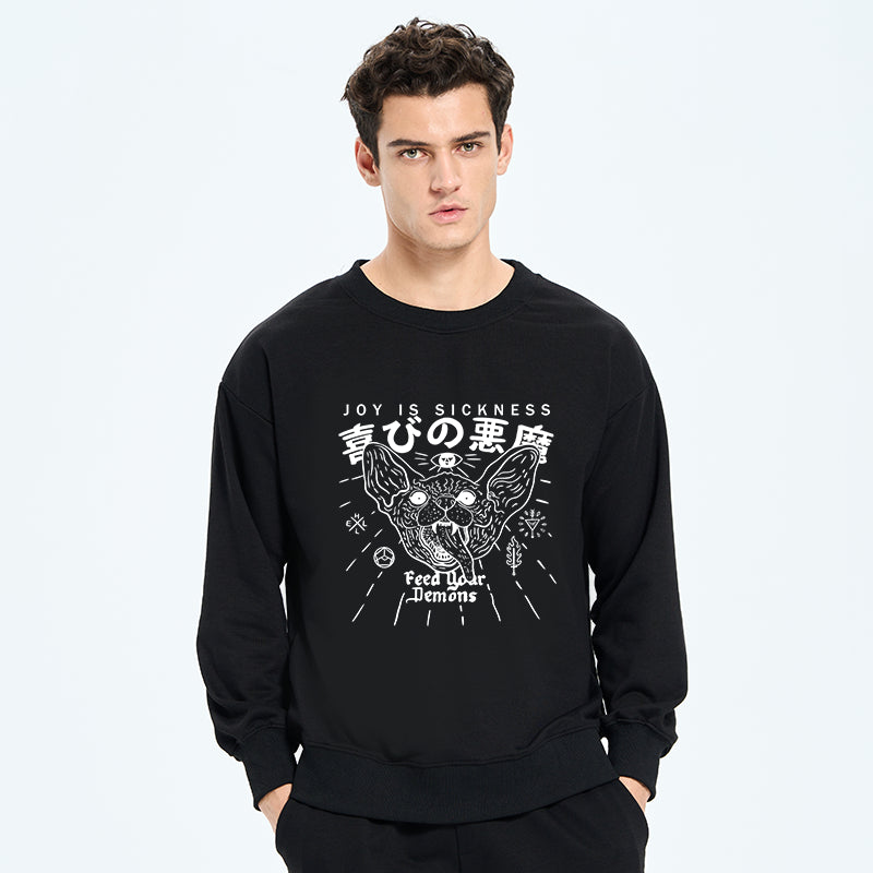 Tokyo-Tiger Joy Is Sickness Sweatshirt