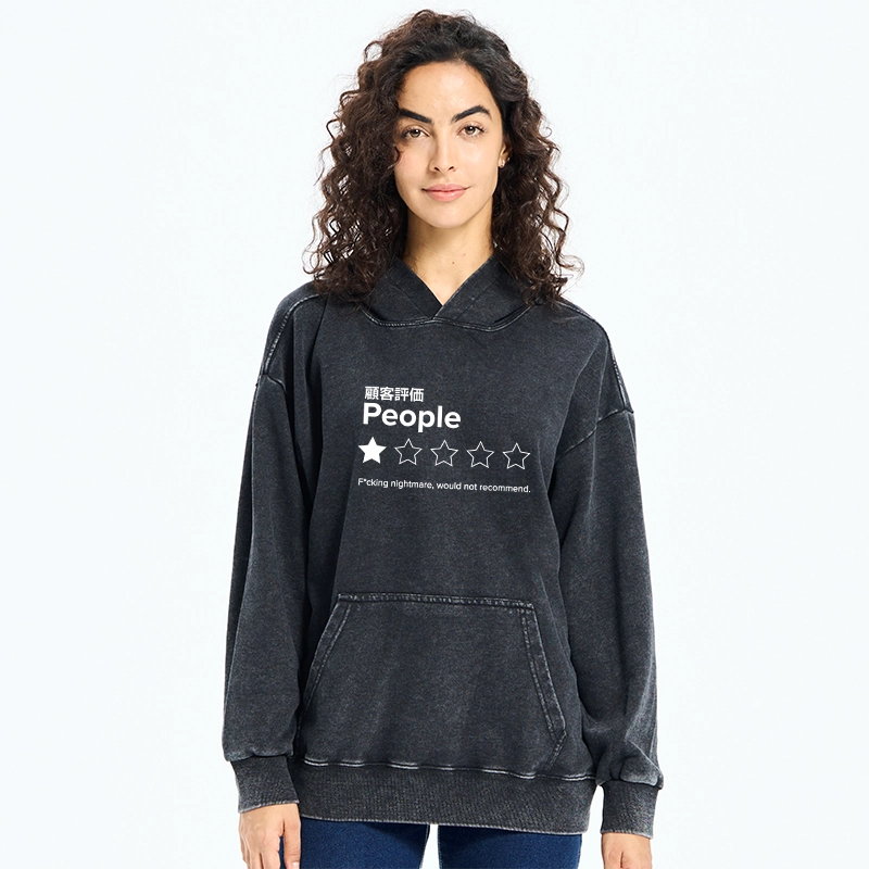 Tokyo-Tiger Evaluation People Washed Hoodie