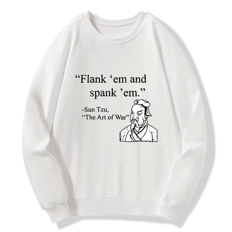 Tokyo-Tiger The Art Of War Funny Classic Sweatshirt