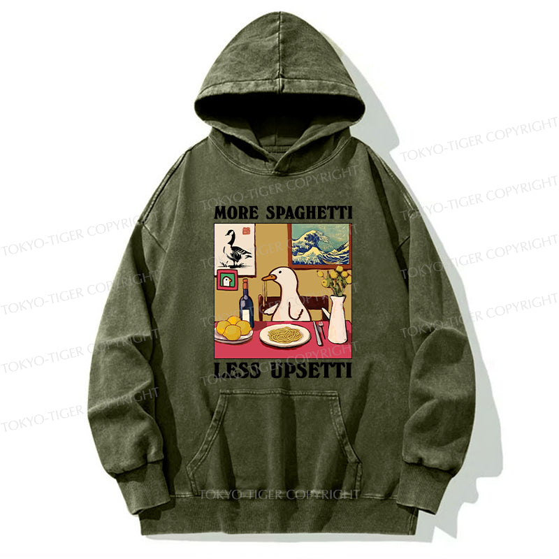 Tokyo-Tiger More Spaghetti Less Upsetti Goose Washed Hoodie