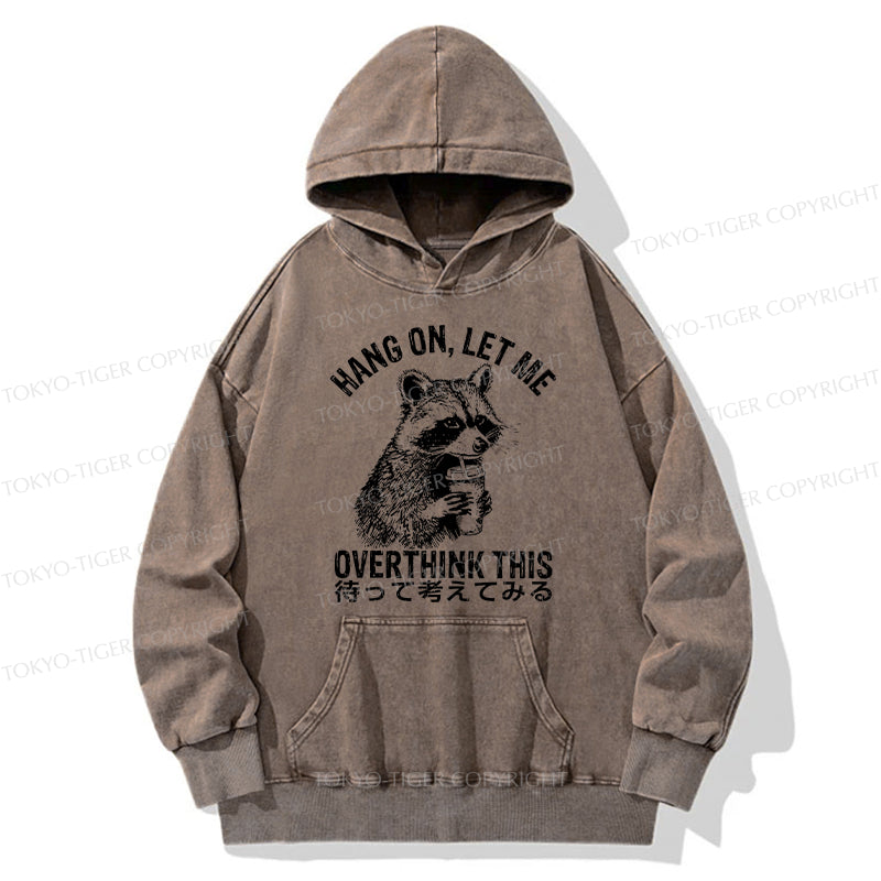 Tokyo-Tiger Overthink Raccoon Washed Hoodie