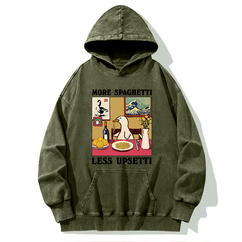 Tokyo-Tiger More Spaghetti Less Upsetti Goose Washed Hoodie