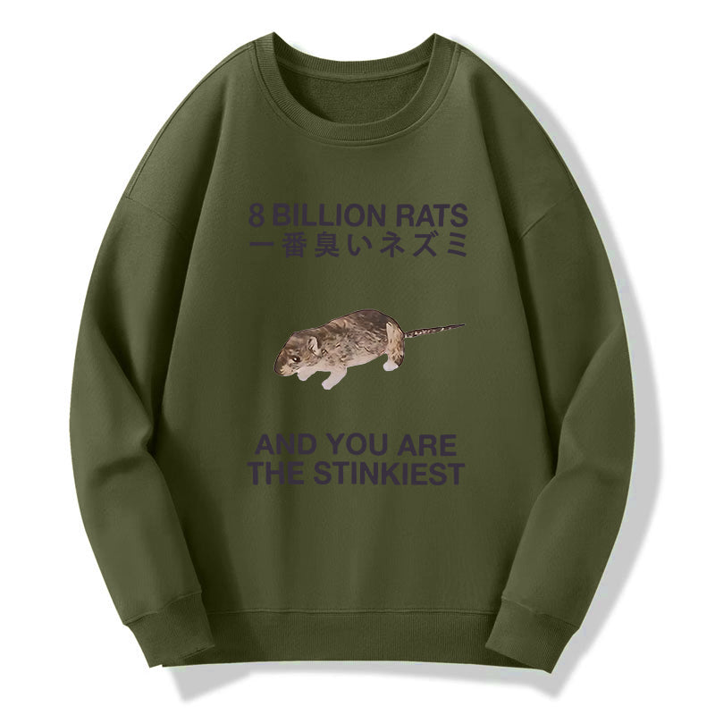 Tokyo-Tiger World's Stinkiest Rat Classic Sweatshirt