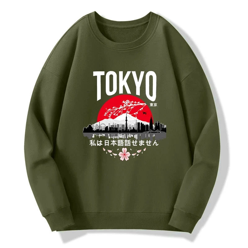 Tokyo-Tiger I don't speak Japanese Sweatshirt