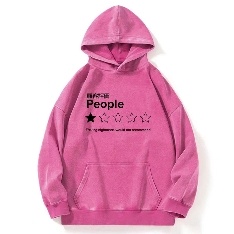 Tokyo-Tiger Evaluation People Washed Hoodie