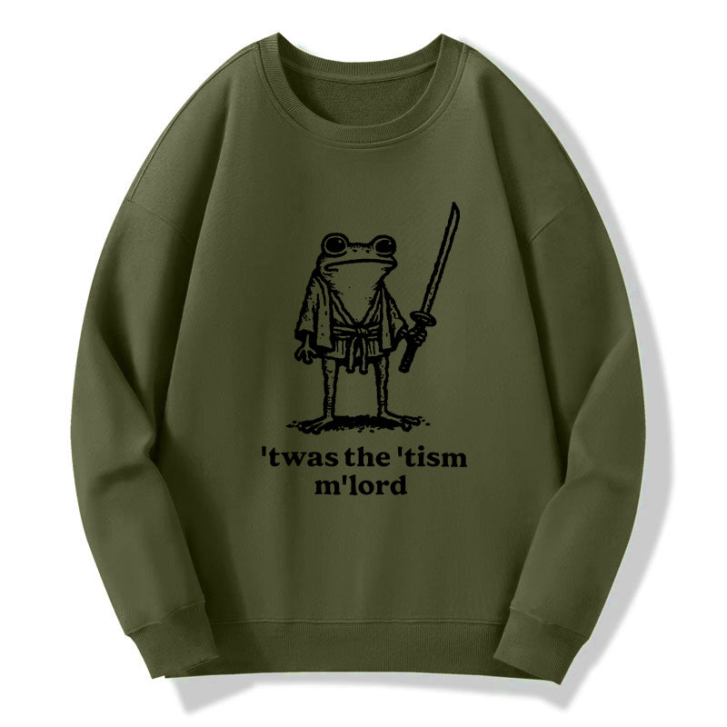 Tokyo-Tiger Focused Samurai Frog Classic Sweatshirt