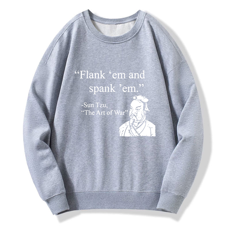 Tokyo-Tiger The Art Of War Funny Classic Sweatshirt