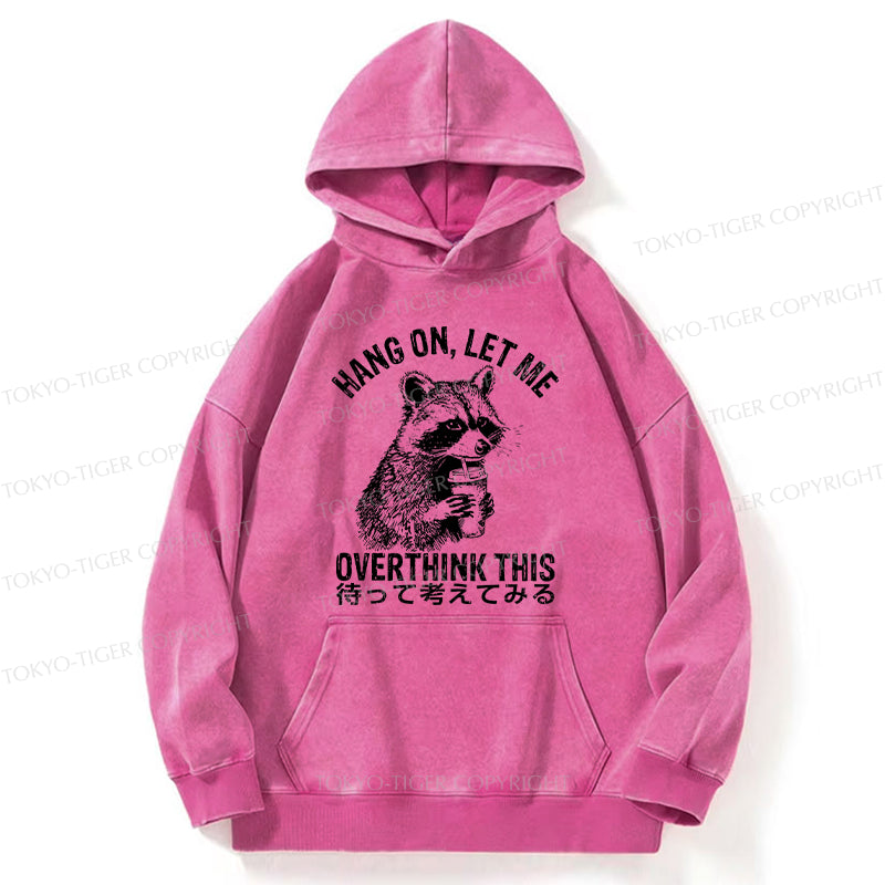 Tokyo-Tiger Overthink Raccoon Washed Hoodie
