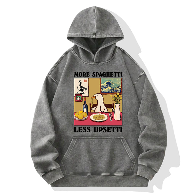 Tokyo-Tiger More Spaghetti Less Upsetti Goose Washed Hoodie