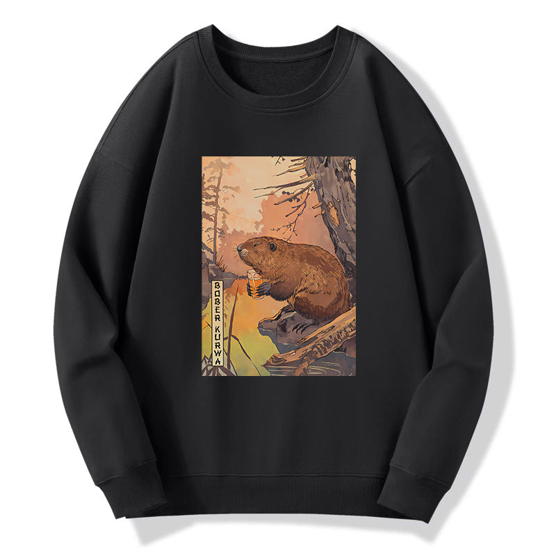 Tokyo-Tiger Beaver By The River Sweatshirt