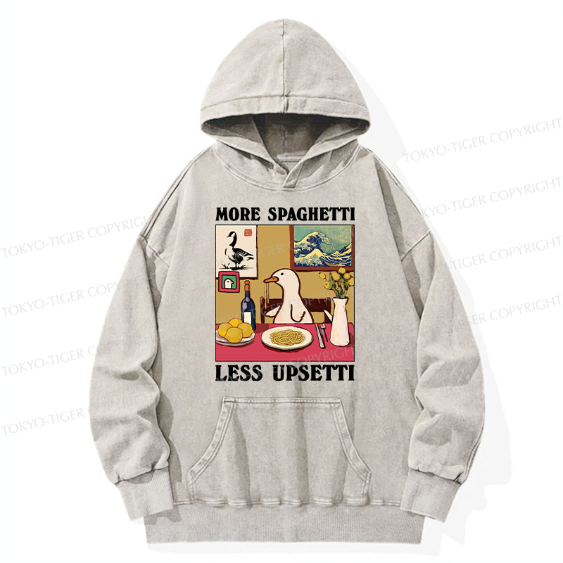 Tokyo-Tiger More Spaghetti Less Upsetti Goose Washed Hoodie