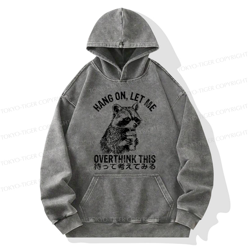 Tokyo-Tiger Overthink Raccoon Washed Hoodie