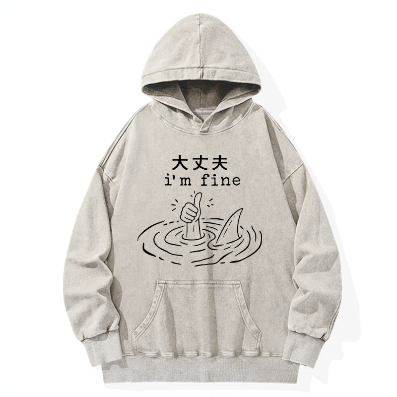 Tokyo-Tiger People In Danger Washed Hoodie