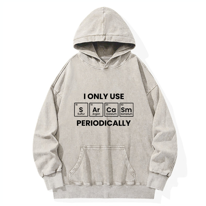 Tokyo-Tiger Interesting Chemical Elements Washed Hoodie
