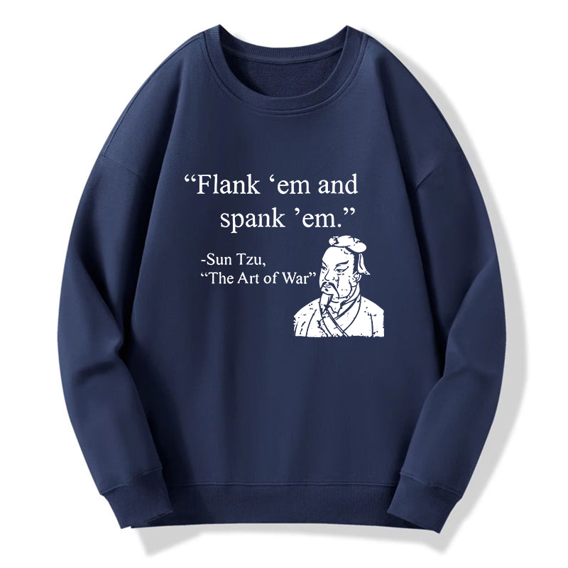 Tokyo-Tiger The Art Of War Funny Classic Sweatshirt