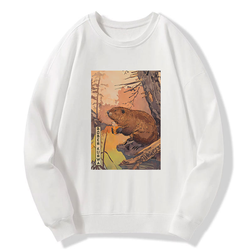 Tokyo-Tiger Beaver By The River Sweatshirt