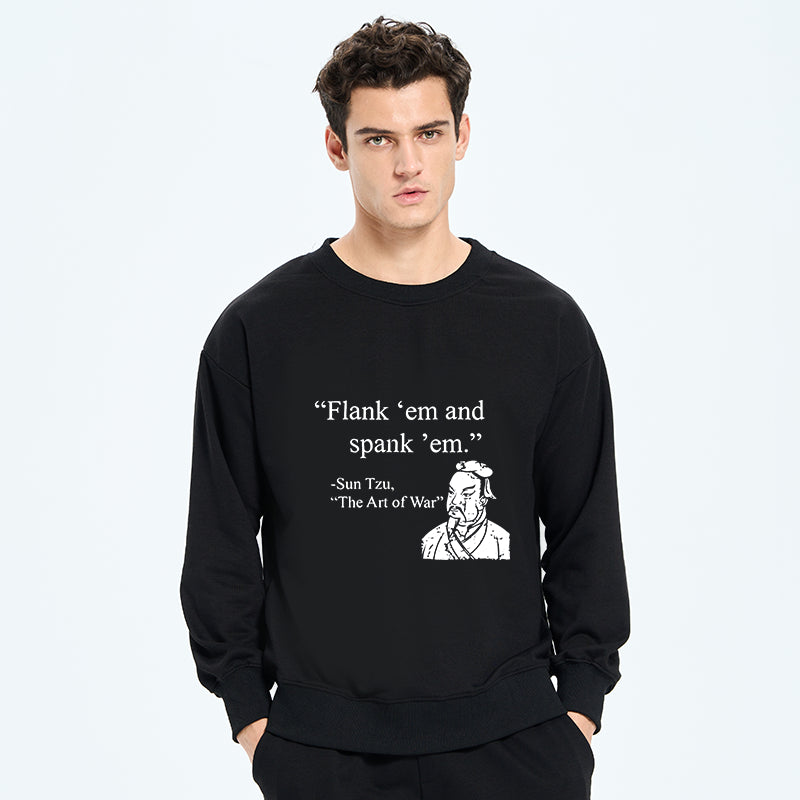 Tokyo-Tiger The Art Of War Funny Classic Sweatshirt