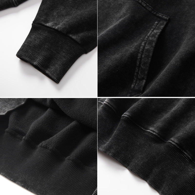 Tokyo-Tiger Capybara Samurai Washed Hoodie